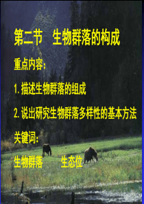 第二节生物群落的构成.