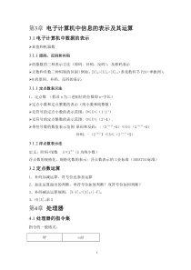 组成技术总复习提纲2012-2