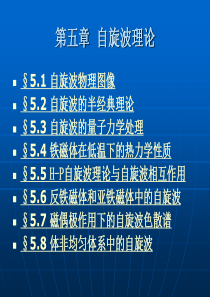 自旋波理论