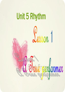 Unit5-lesson1-Performance