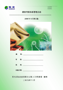 绩效考核体系管理办法