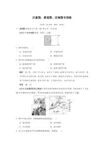 示意图景观图区域图专项练