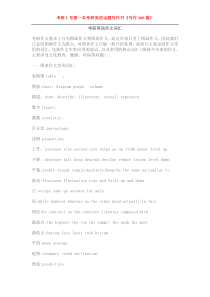 考研英语作文词汇