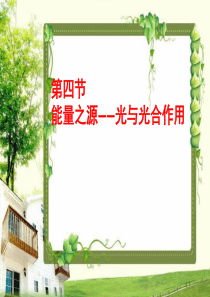 5.4能量之源——光与光合作用