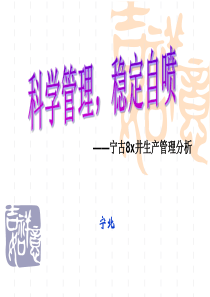 稳定自喷宁古8x井生产管理分析