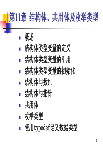 第11章结构体与共用体.