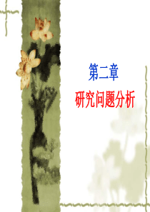 第2章研究问题分析.