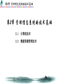 第2章管理信息系统的技术基础.