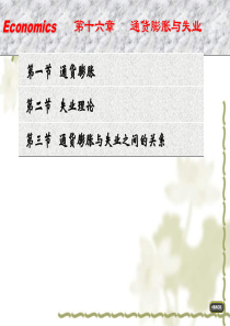第十六章通货膨胀与失业