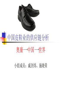 中国皮鞋业的供应链分析