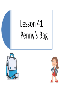 新概念英语第一册L41