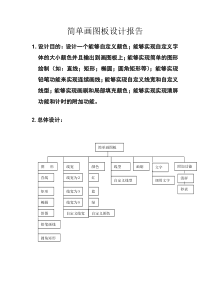 简单画图板设计报告