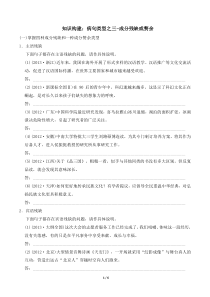 知识构建病句类型之三-成分残缺或赘余