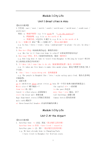 沪教版牛津英语六年级下册6B期中知识点总结