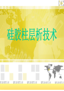 硅胶柱层析技术.