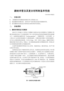碳纳米管及其复合材料制备和性能
