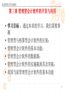 第三章管理型会计软件的开发与应用