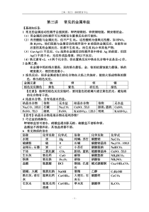 第三讲金属和盐