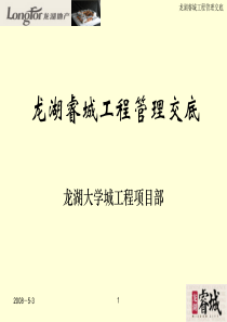 龙湖睿城工程管理交底114744062