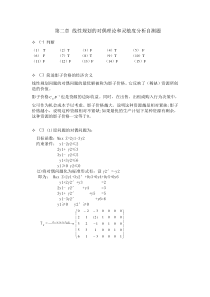 第二章线性规划的对偶理论和灵敏度分析自测