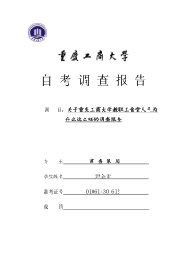 调查报告封面模板模板