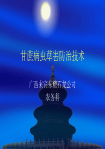甘蔗病虫草害防治技术a.