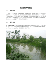 生态驳岸做法