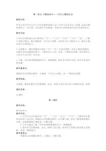 第一单元 大数知多少