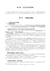 第一章-外国文学史-复习资料