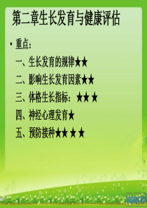 生长发育与健康评估.