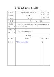 第一章汽车发动机电控技术概述VSP