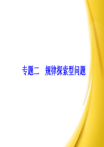 2014中考复习备战策略-数学PPT专题二-规律探索型问题