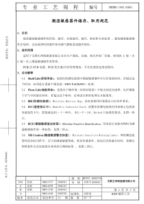 潮湿敏感器件储存取用规范