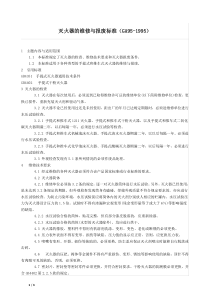 灭火器的维修与报废标准