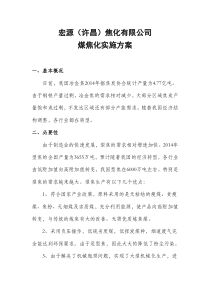 煤焦化实施方案