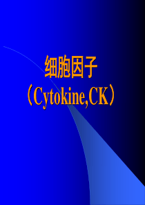 细胞因子(Cytokine)