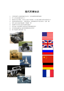 现代军事知识
