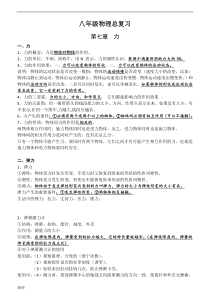 人教版八年级物理下册知识点总结