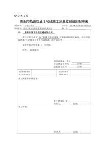 测量及监测监理实施细则(监理八标)