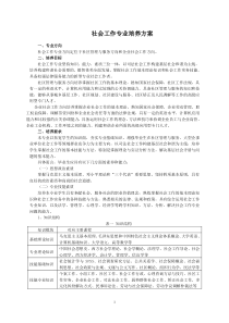 社会工作(本科)培养方案(15稿)