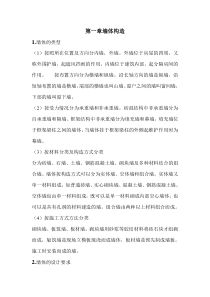 沈阳建筑大学建筑构造笔记第一章墙体