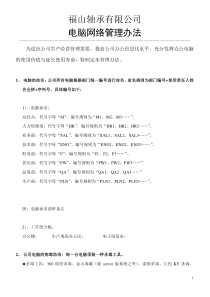 电脑网络管理办法(a1)