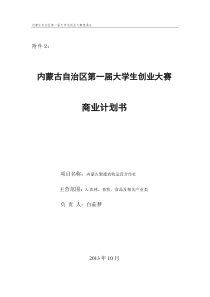 白茹梦商业计划书