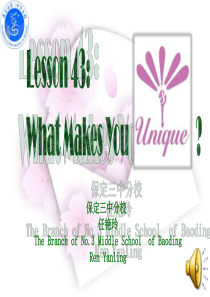 Lesson-43-What--makes-you-unique