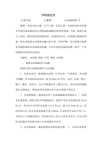 水利史论文
