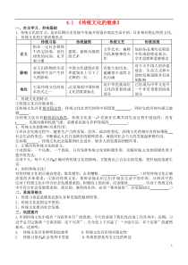 江苏省邗江中学高中政治41传统文化的继承学案