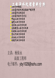 污水处理案例分析-工业.