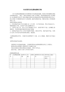 污水管井及化粪池清理方案
