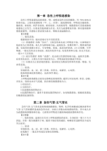 呼吸科疾病诊疗常规