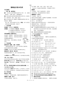 湖北省九年级化学专题七+酸碱盐基本知识